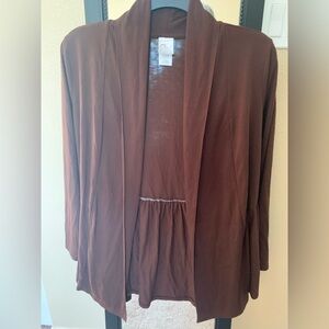 Just My Size Brown Women's light weight top/cover